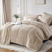 7 - Piece Polyester Bed In A Bag Comforter Set - Driftwood - Sleep Galleria
