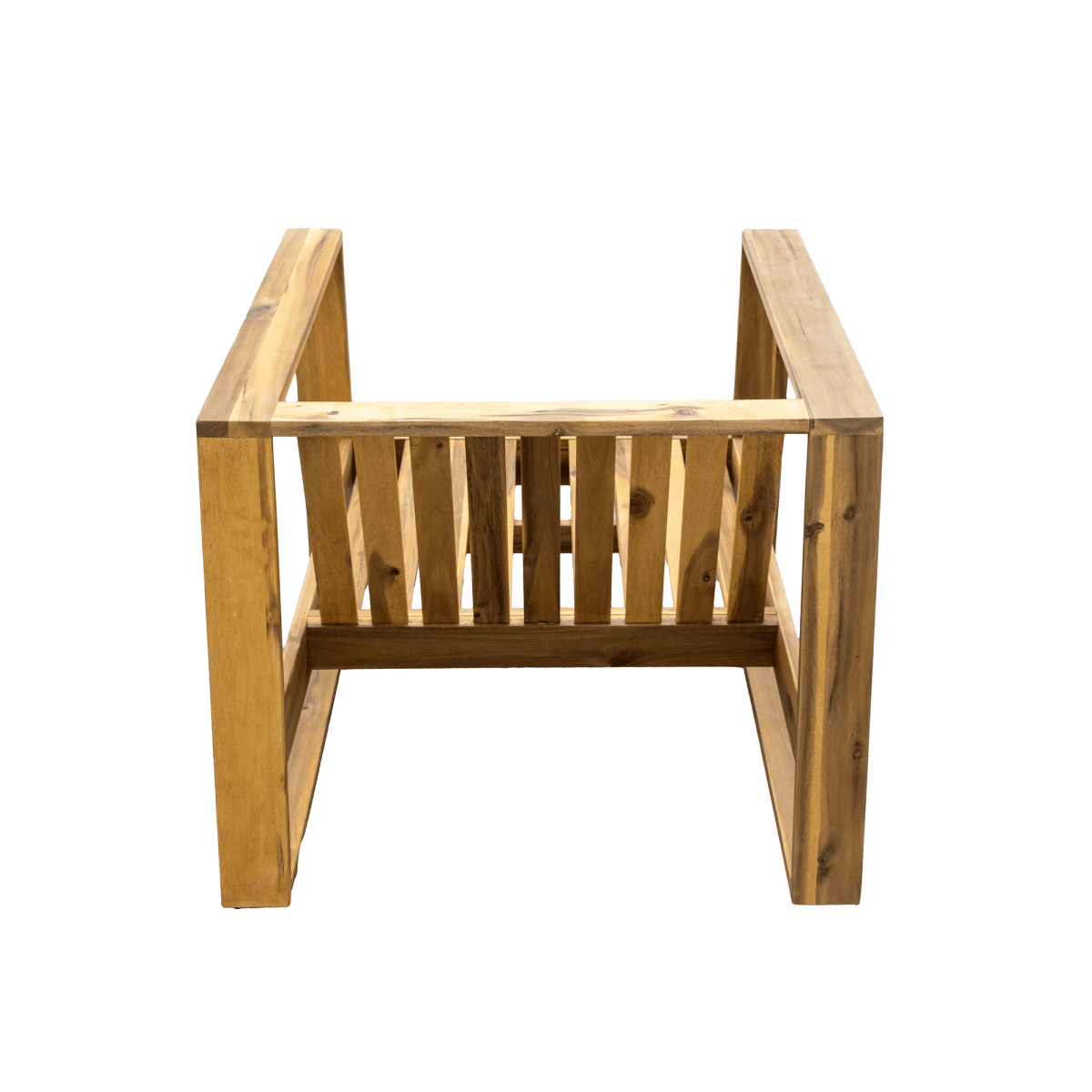 Acacia Wood Outdoor Lounge Chair And Ottoman Set - Sleep Galleria