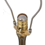 Artistic Aluminum And Glass Table Lamp With Drum Shade - Sleep Galleria