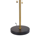 Black Metal Drum Shade Table Lamp With Pull Chain - Sleep Galleria