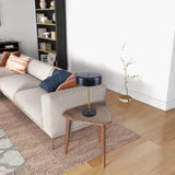 Black Metal Drum Shade Table Lamp With Pull Chain - Sleep Galleria