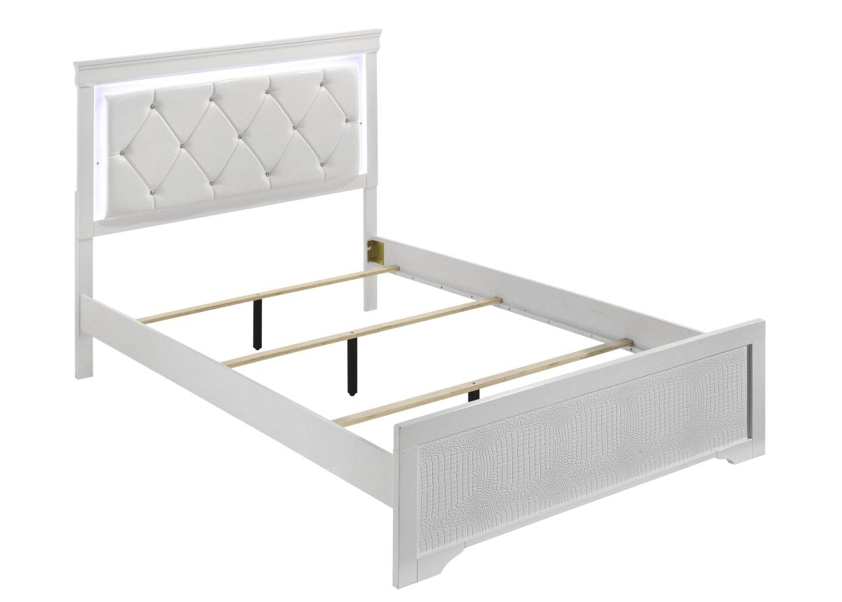 Blaze Modern 4-Piece Bedroom Set With LED Bed Frame - Sleep Galleria