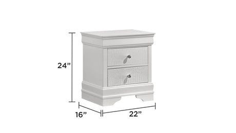 Blaze Modern 4 - Piece Bedroom Set With LED Bed Frame - Driftwood - Sleep Galleria