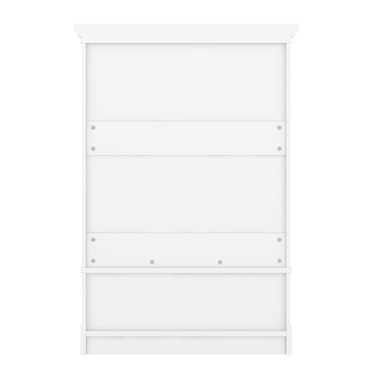 Children’s White Wardrobe With Hanging Rod And Drawers - Driftwood - Sleep Galleria