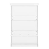 Children’s White Wardrobe With Hanging Rod And Drawers - Driftwood - Sleep Galleria