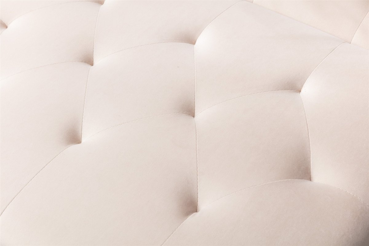 Classic Velvet Upholstered Adjustable Chaise Lounge Chair - Driftwood - Sleep Galleria