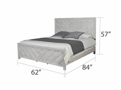 Contemporary Solid Wood 4-Piece Bedroom Set - Sleep Galleria