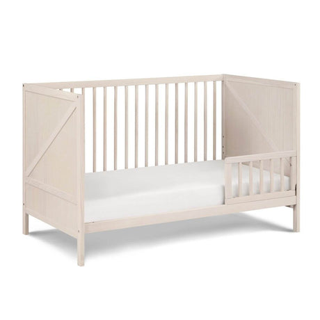 Convertible 3 - in - 1 Wood Baby Crib With Adjustable Heights - Driftwood - Sleep Galleria