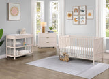 Convertible 3-in-1 Wood Baby Crib With Adjustable Heights - Sleep Galleria