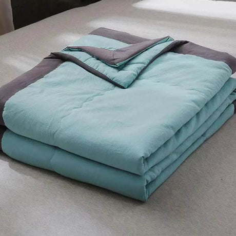 Cooling Breathable Cotton Double-Sided Portable Blanket - Sleep Galleria