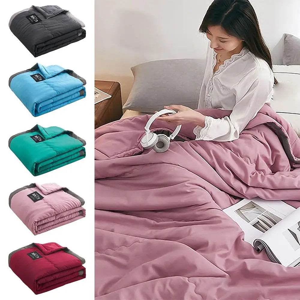 Cooling Breathable Cotton Summer Blanket - Sleep Galleria