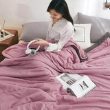 Cooling Breathable Cotton Summer Blanket - Sleep Galleria
