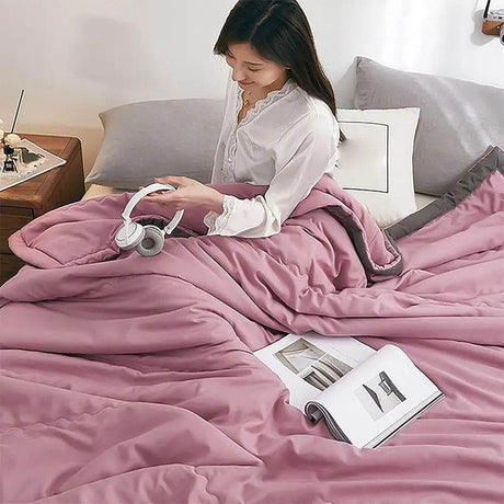 Cooling Breathable Cotton Summer Blanket - Sleep Galleria