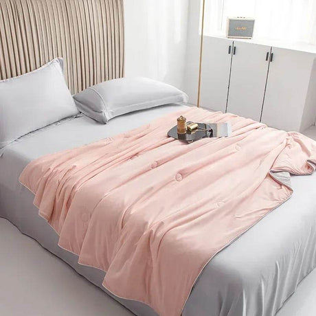 Cooling Lightweight Bamboo Fiber Summer Blanket - Sleep Galleria