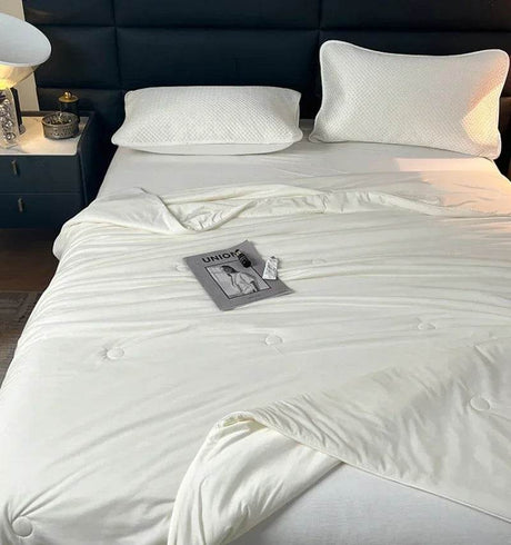 Cooling Lightweight Bamboo Fiber Summer Blanket - Sleep Galleria