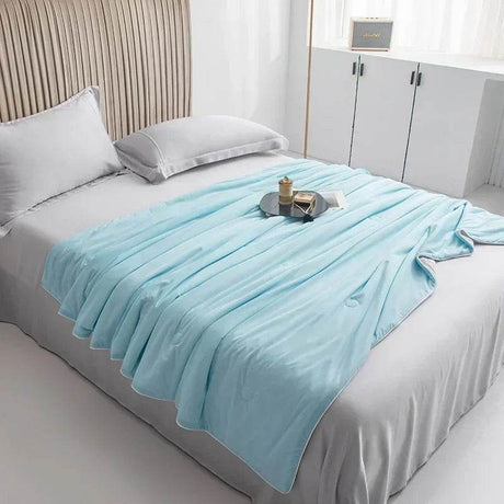 Cooling Lightweight Bamboo Fiber Summer Blanket - Sleep Galleria