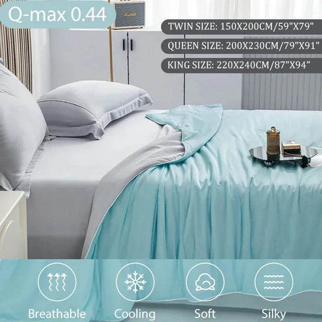 Cooling Lightweight Bamboo Fiber Summer Blanket - Sleep Galleria