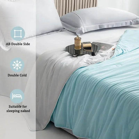 Cooling Lightweight Bamboo Fiber Summer Blanket - Sleep Galleria
