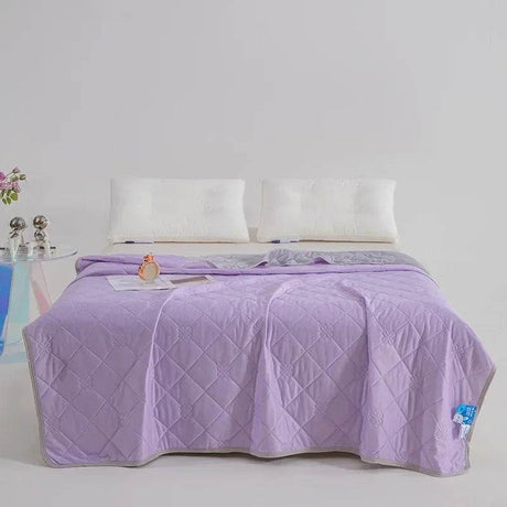 Cooling Summer Bamboo Fiber Lightweight Blanket - Driftwood - Sleep Galleria