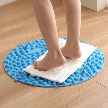 Finger Press Bamboo Foot Massage Board Pad - Driftwood - Sleep Galleria