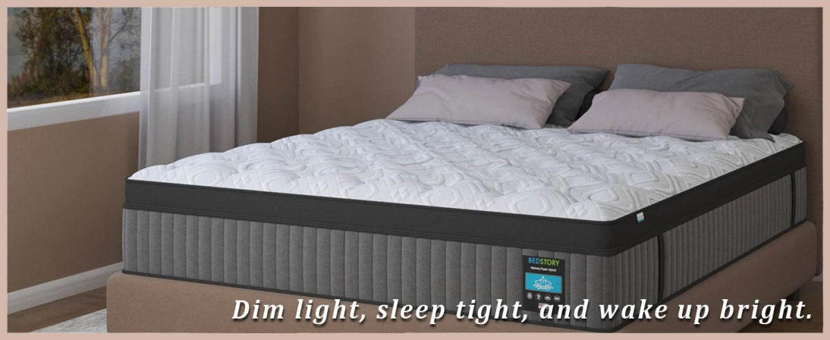 Firm 8-Inch Hybrid Memory Foam Mattress With Lumbar Support - Sleep Galleria