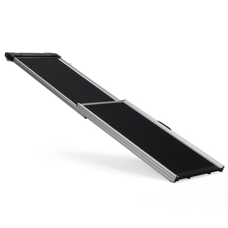 Foldable Aluminum Dog Ramp With Non - Slip Mat - Driftwood - Sleep Galleria