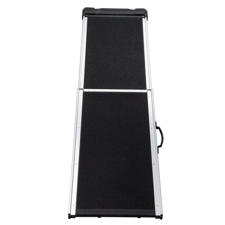 Foldable Aluminum Dog Ramp With Non - Slip Mat - Driftwood - Sleep Galleria