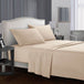 Four - Piece Wrinkle - Resistant Cotton Bed Sheet Set - Driftwood - Sleep Galleria