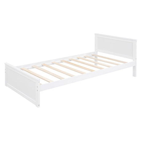 Full Over Twin Solid Wood Loft Bed With Desk - Driftwood - Sleep Galleria