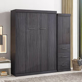 Full Size Folding Murphy Bed With Wardrobe Drawers - Sleep Galleria