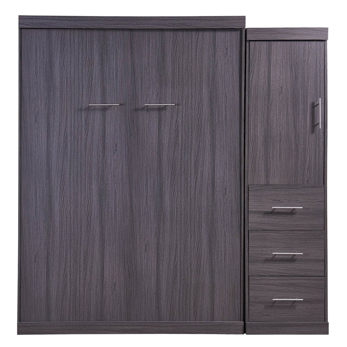 Full Size Folding Murphy Bed With Wardrobe Drawers - Sleep Galleria