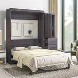 Full Size Folding Murphy Bed With Wardrobe Drawers - Sleep Galleria