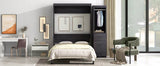 Full Size Folding Murphy Bed With Wardrobe Drawers - Sleep Galleria
