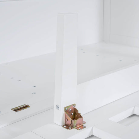 Full Size Murphy Bed With USB Port And Shelves - Driftwood - Sleep Galleria