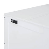 Full Size Murphy Bed With USB Port And Shelves - Driftwood - Sleep Galleria