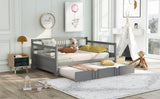 Full Size Solid Wood Daybed With Twin Trundle - Sleep Galleria