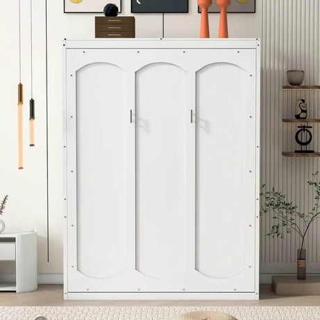 Full Size Space-Saving Murphy Bed With Storage Cabinet - Sleep Galleria