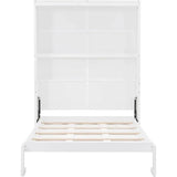 Full Size Space-Saving Murphy Bed With Storage Cabinet - Sleep Galleria