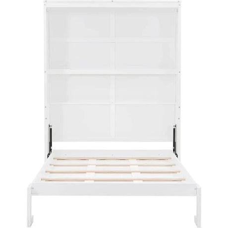 Full Size Space-Saving Murphy Bed With Storage Cabinet - Sleep Galleria