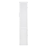 Full Size White Solid Wood Murphy Bed Wall Cabinet - Sleep Galleria