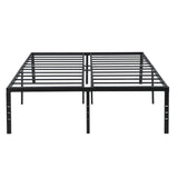 Heavy Duty King Metal Bed Frame With Reinforced Slats - Sleep Galleria