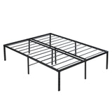 Heavy Duty King Metal Bed Frame With Reinforced Slats - Sleep Galleria