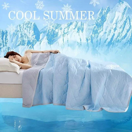 Large Cooling Lightweight Geometric Pattern Polyester Blanket - Sleep Galleria