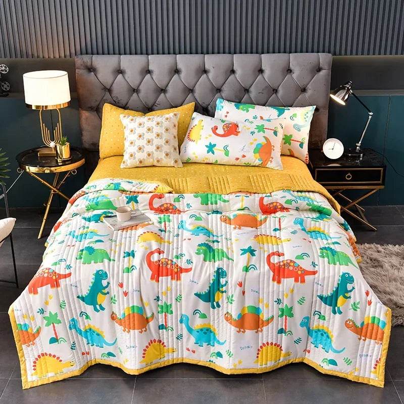Lightweight Breathable Polyester Cotton Quilt Blanket - Sleep Galleria