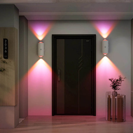 Magnetic Color - Changing Wall Sconce Night Light - Driftwood - Sleep Galleria