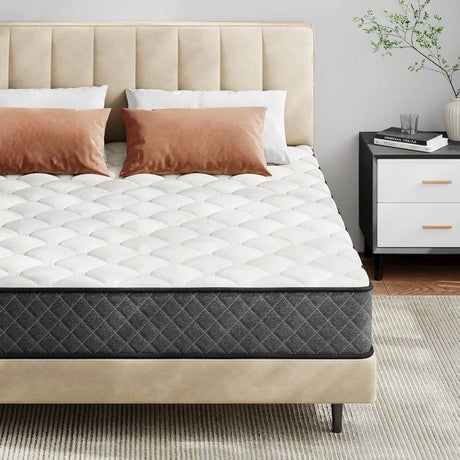 Medium 10-Inch Hybrid Memory Foam Mattress With Pocket Coils - Sleep Galleria