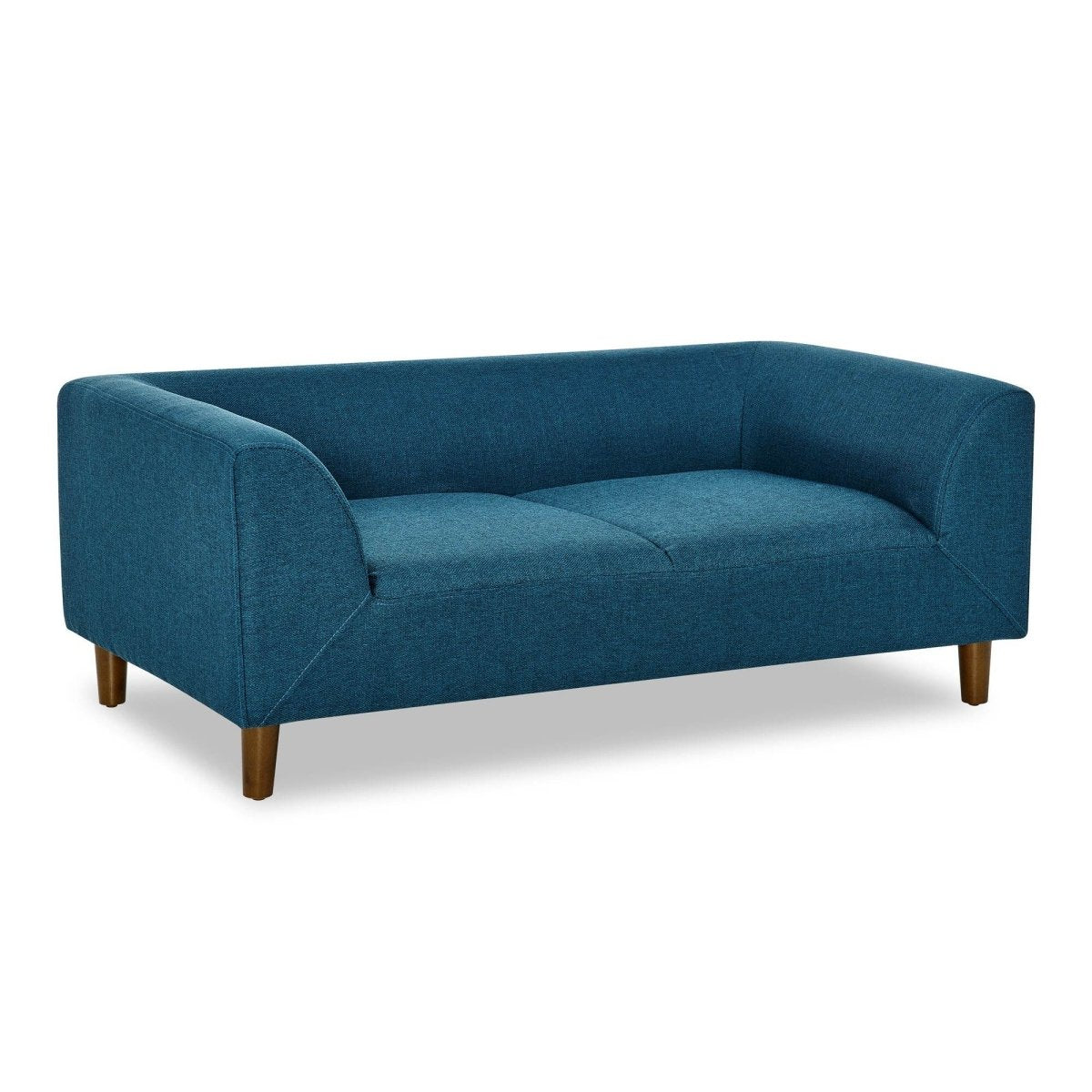 Modern Blue Linen Pet Sofa With Armrest And Backrest - Sleep Galleria