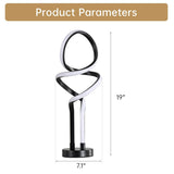 Modern Double Spiral Adjustable Brightness LED Table Lamp - Driftwood - Sleep Galleria