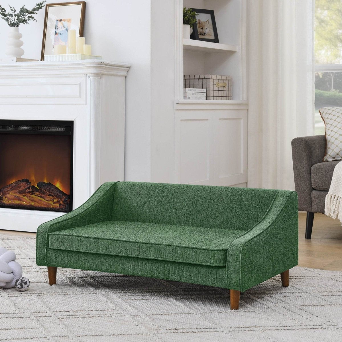 Modern Durable Elevated Foam Dog Sofa Bed - Sleep Galleria