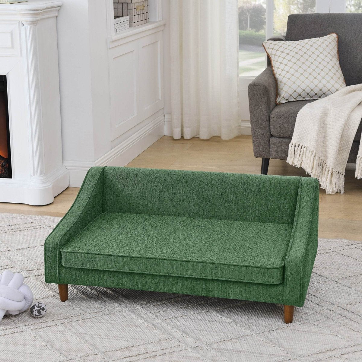Modern Durable Elevated Foam Dog Sofa Bed - Sleep Galleria